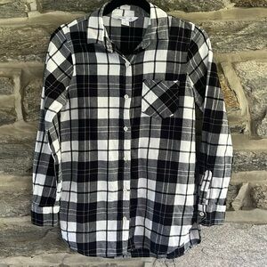 Old Navy Tunic Shirt Black and White